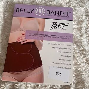 Belly Bandit Postpartum Support Belly Wrap in Cream Medium NEW MSRP $80